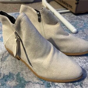 Elegant Cream Ankle Booties